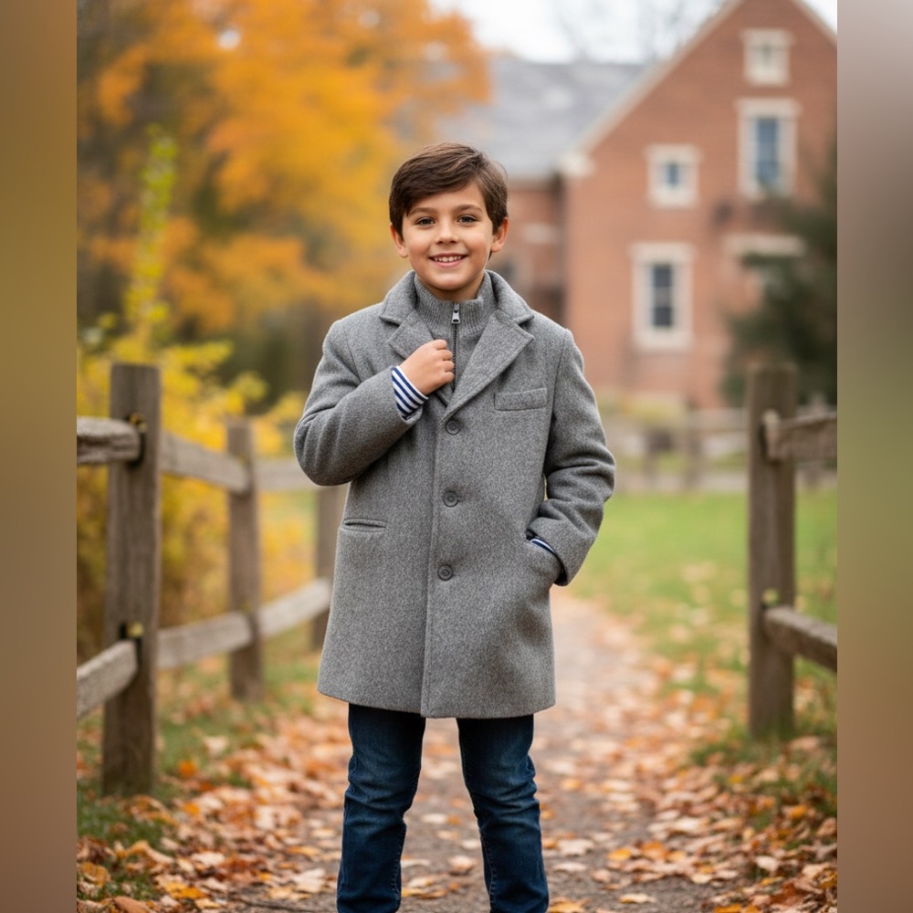 Gray Wool Coat
